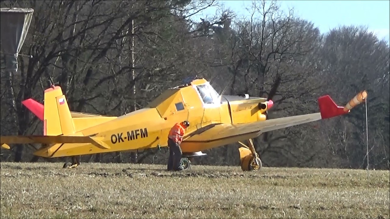Letecké hnojení Čmelák Z-37 Agro a Z-37 Turbo