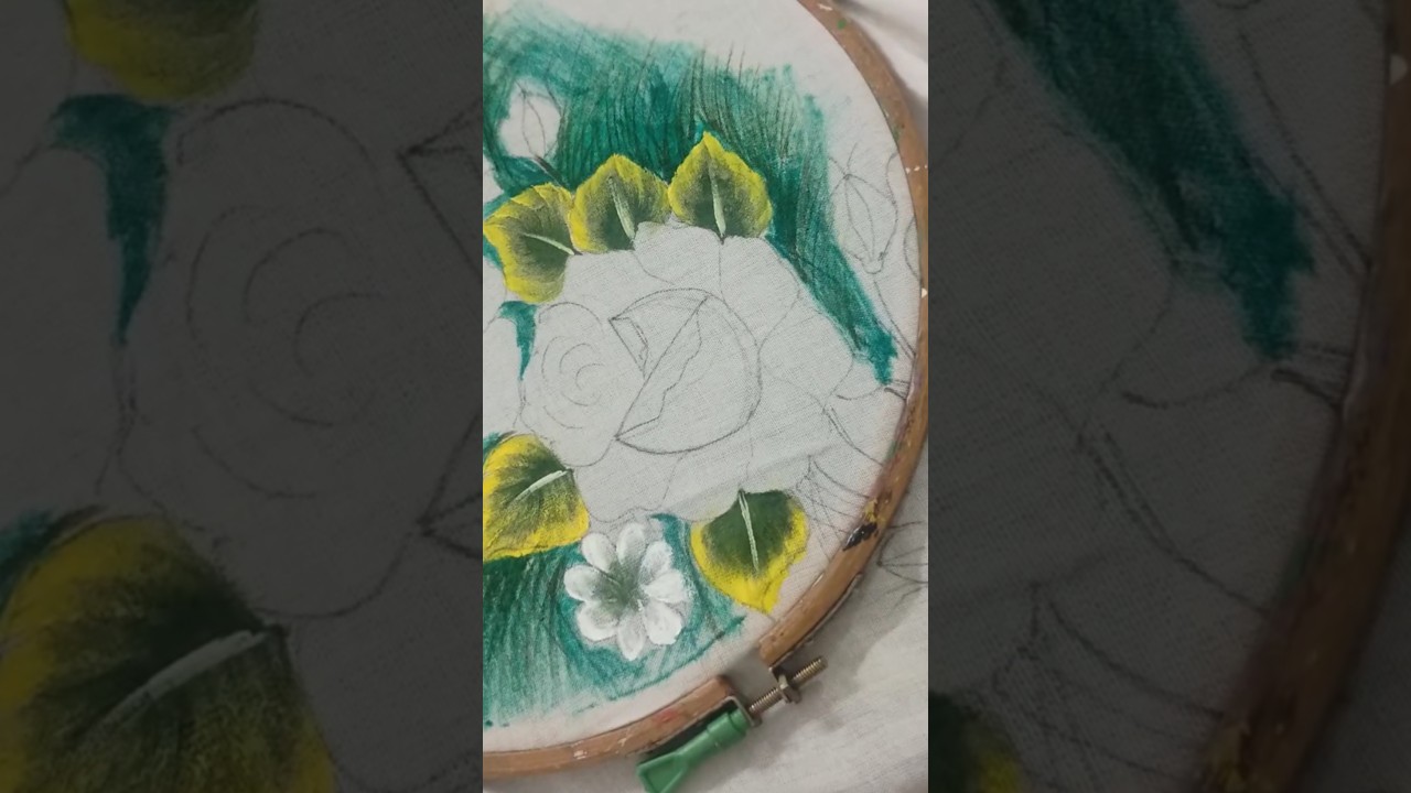 beautiful leaf painting #designe New easy and simple leaf 🌿#painting