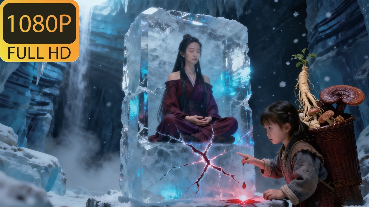 Маленькая девочка случайно попадает в ледяную пещеру и высвобождает силу женщины-демона.