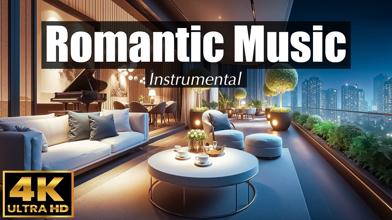 ROMANTIC MUSIC Instrumental 🌹 4K ULTRA HD | Elegant Love Songs