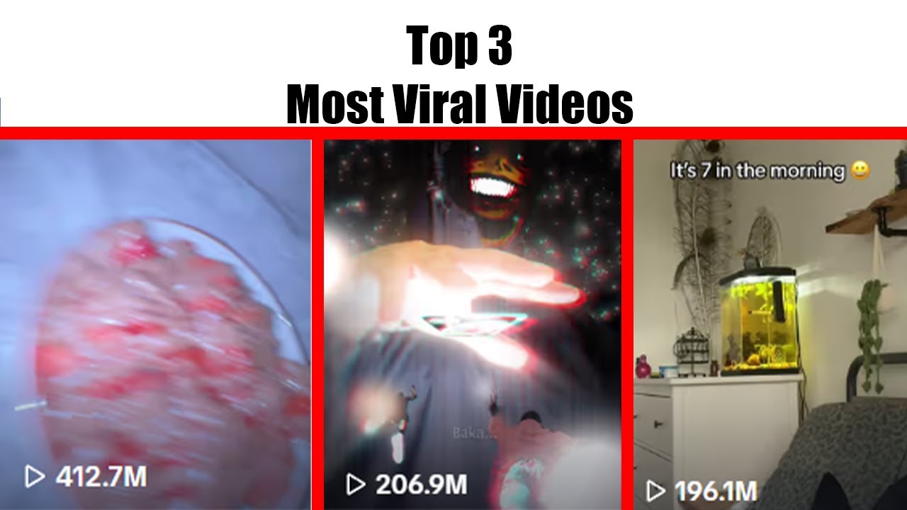 Top 3 Most Viral Videos
