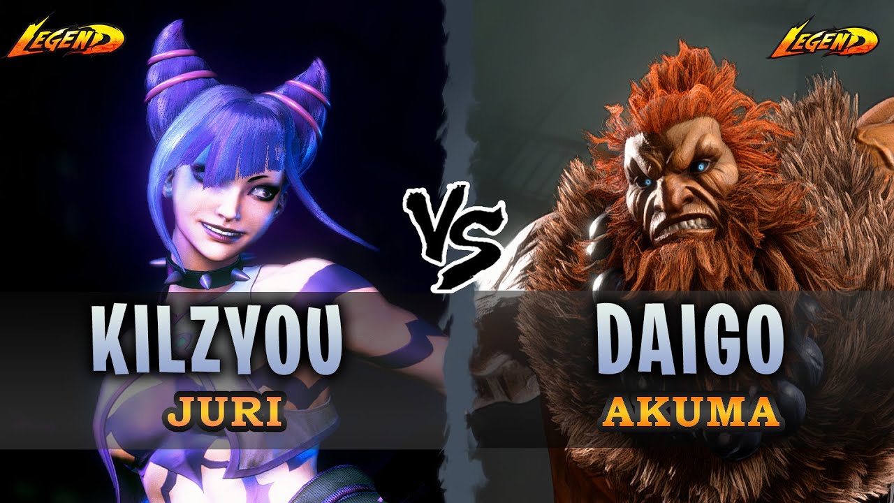 SF6 ▰ Juri ( Kilzyou ) Vs. Akuma ( Daigo )『 Street Fighter 6 』