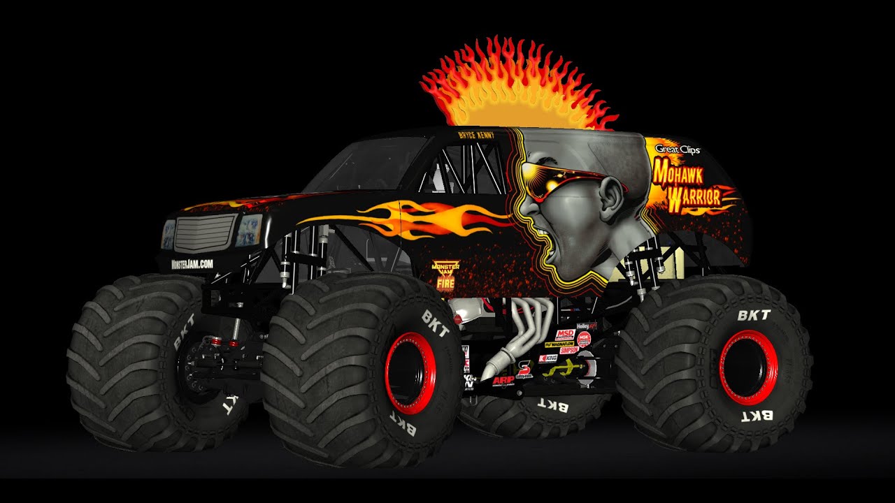 ROR Monster Jam Mohawk Warrior Fire
