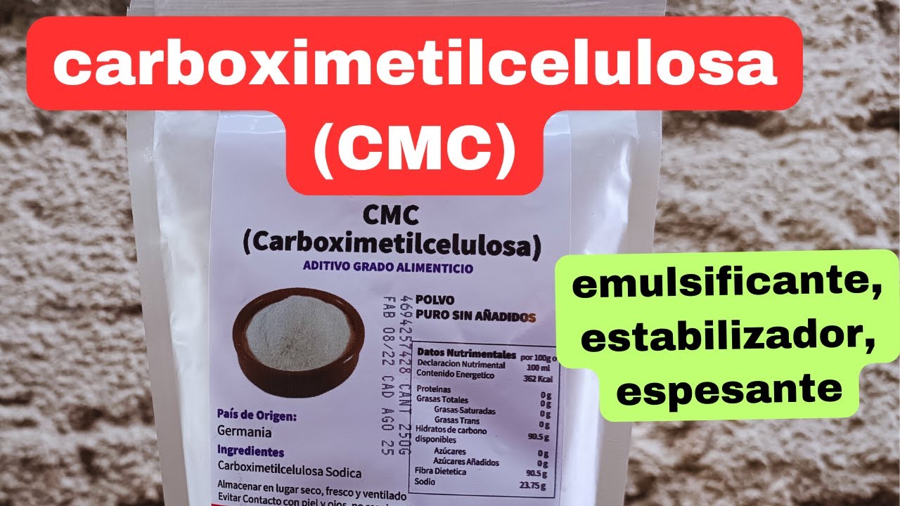 ¿Como usar carboximetil celulosa? - CMC - Usos y Beneficios en la Industria Alimentaria