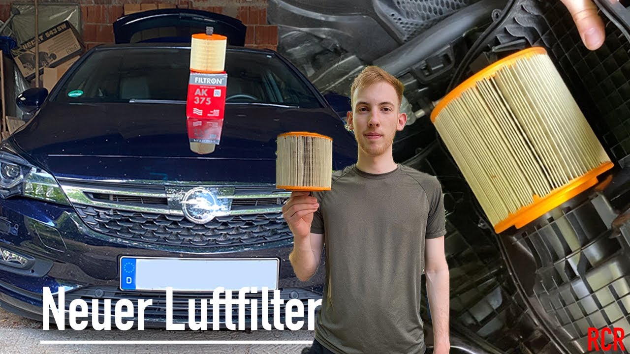 Wechsel des Luftfilters // Opel Astra K