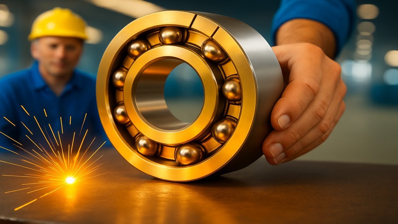 IMPACTANTE! Así se Fabrican los RODAMIENTOS INDUSTRIALES desde Cero 🔩🔥