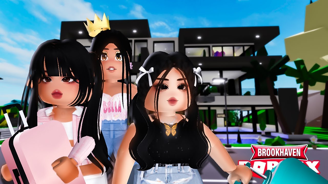 ROSE ET MIA SONT MES VOISINES SUR BROOKHAVEN RP ROBLOX!