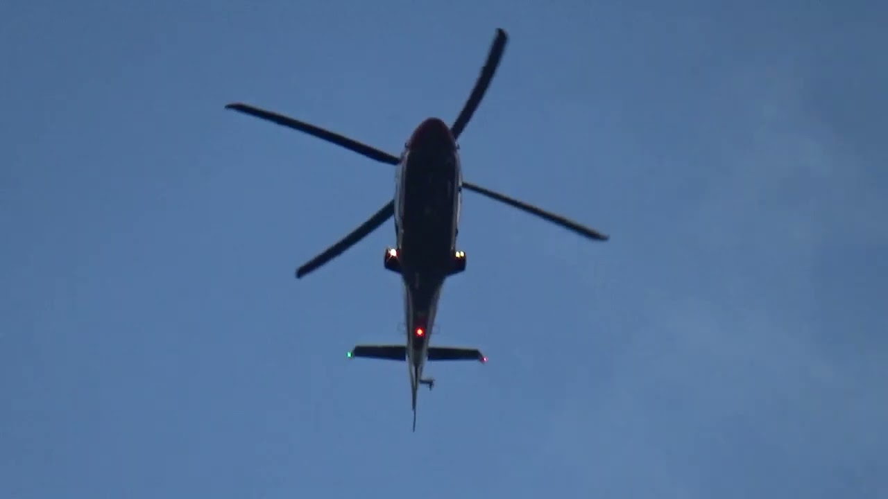Agusta A109S Grand G-LVLY flying over Great Hollands on Monday 7 October 2024