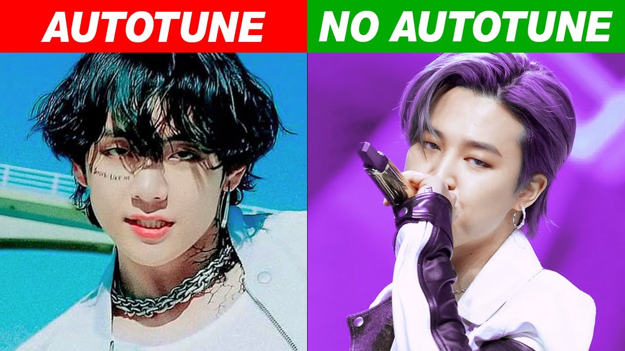 KPOP IDOLS АВТОТОНА ПРОТИВ АВТОТУНЫ (MV против LIVE!) ЧАСТЬ 7