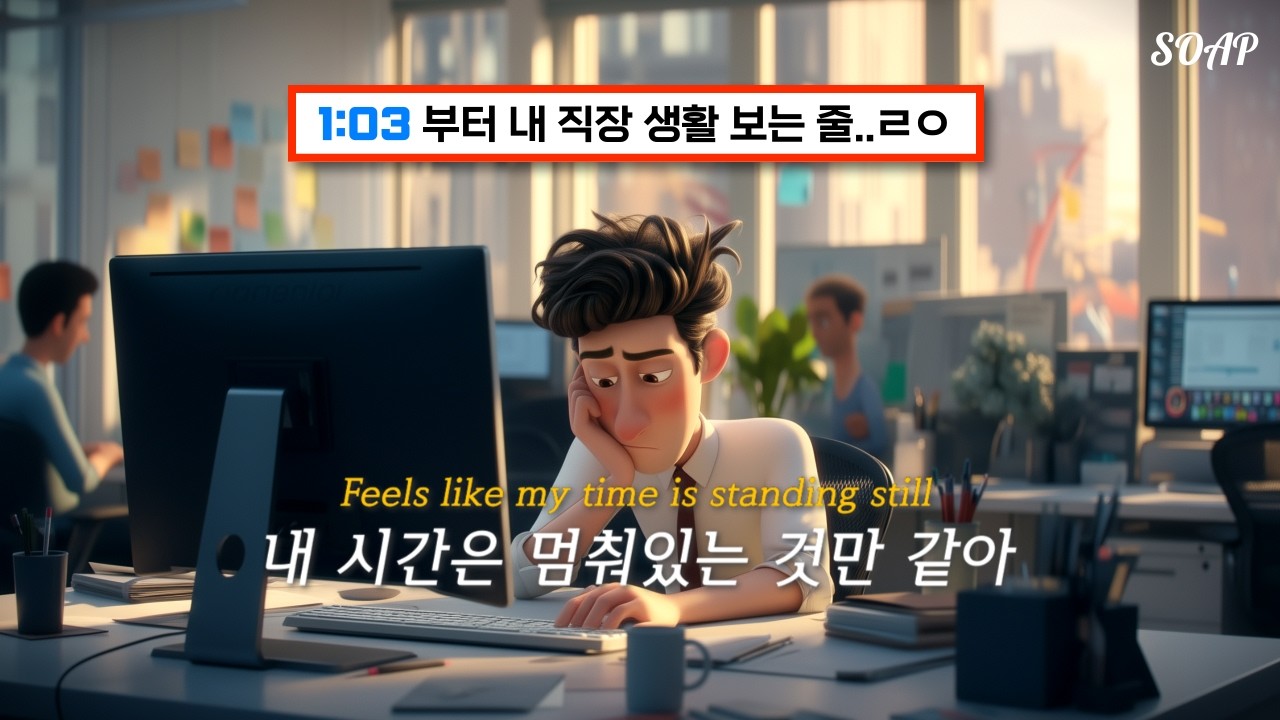 요즘 직장에서 현타오는 이유..😰 l 'Hollow'(공허함) [AI 애니메이션 뮤직비디오]