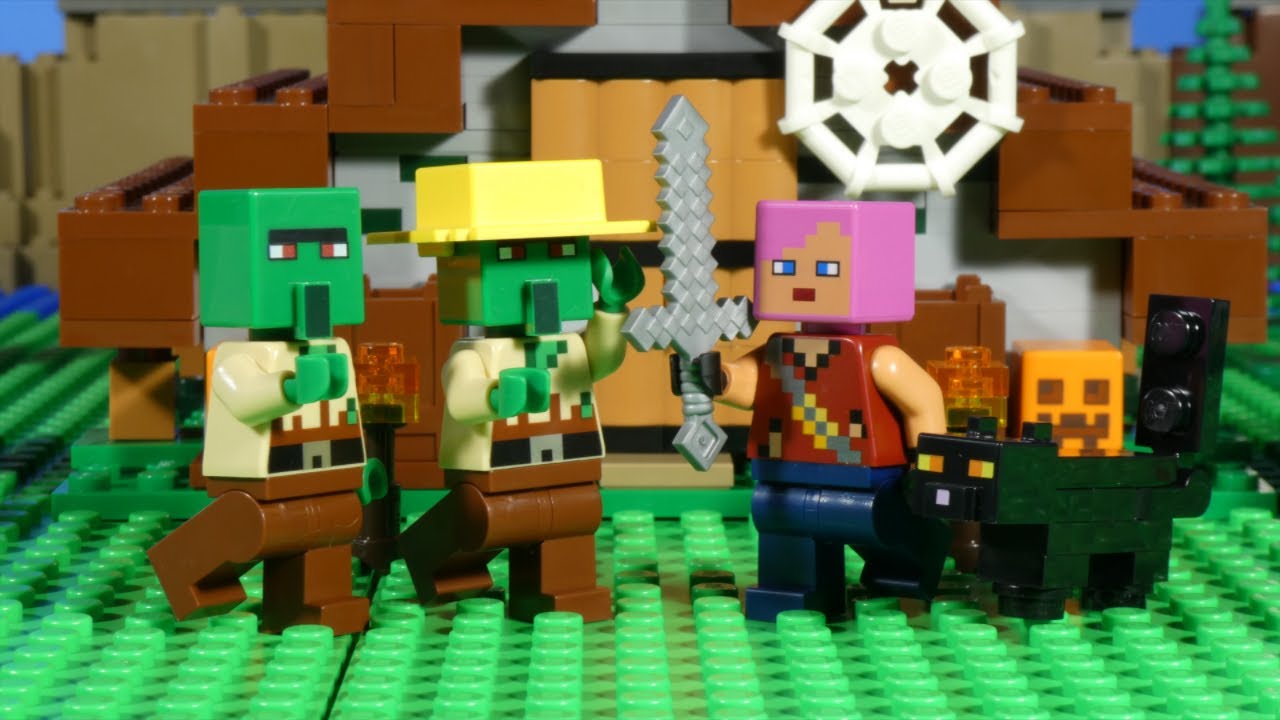 LEGO MINECRAFT THE ABANDONED VILLAGE 21190 + MINECRAFT COMPILATION