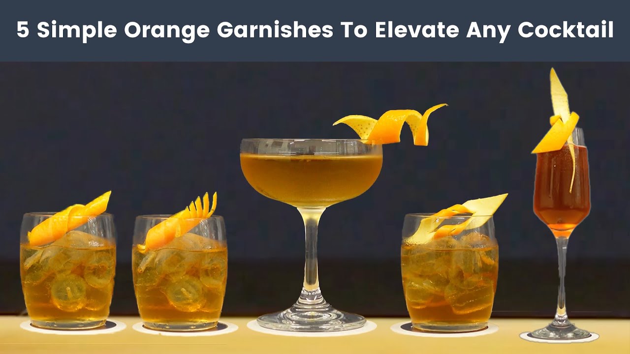 5 Simple Orange Garnishes To Elevate Any Cocktail