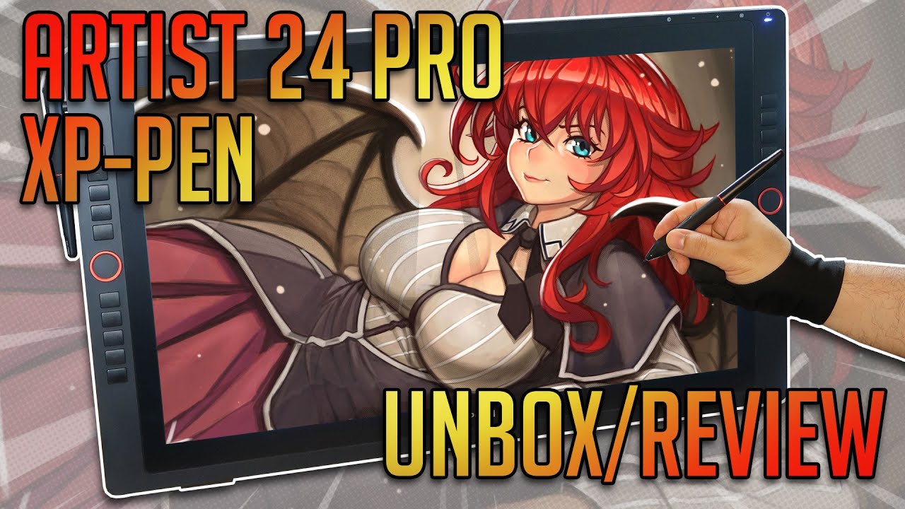 XP-PEN'S 2K FLAGSHIP TABLET! ARTIST 24 PRO UNBOX REVIEW