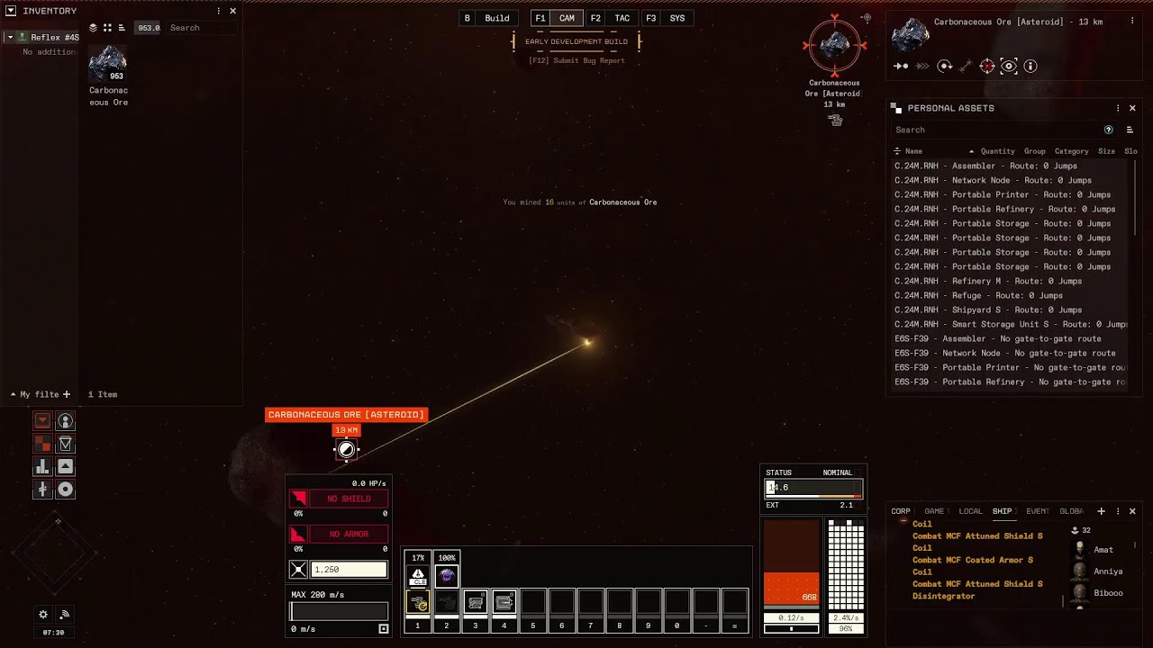 EVE Frontier - Star journey or Mining sim ;)
