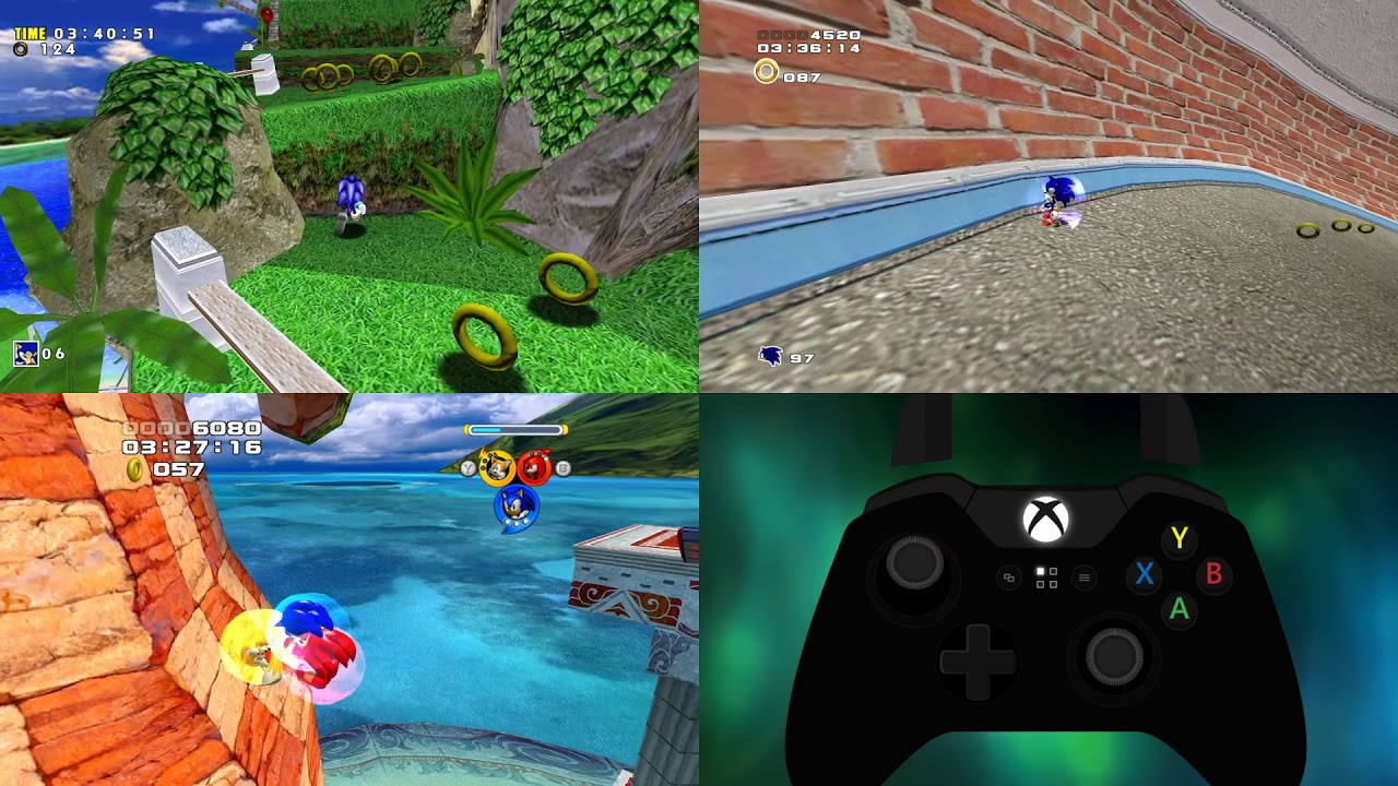 3-Games-1-Controller: Speedrunning Emerald Coast, City Escape and Seaside Hill At Once! (No Deaths)