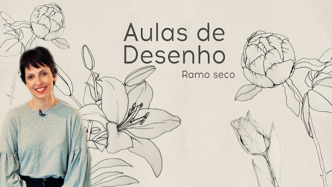Aulas de Desenho - Ramo Seco - Aquarela