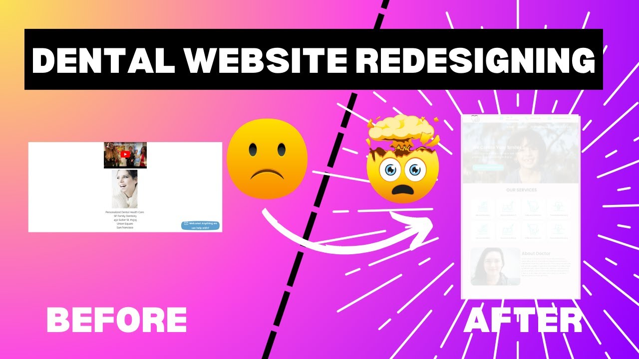 Dental Website Redesigning