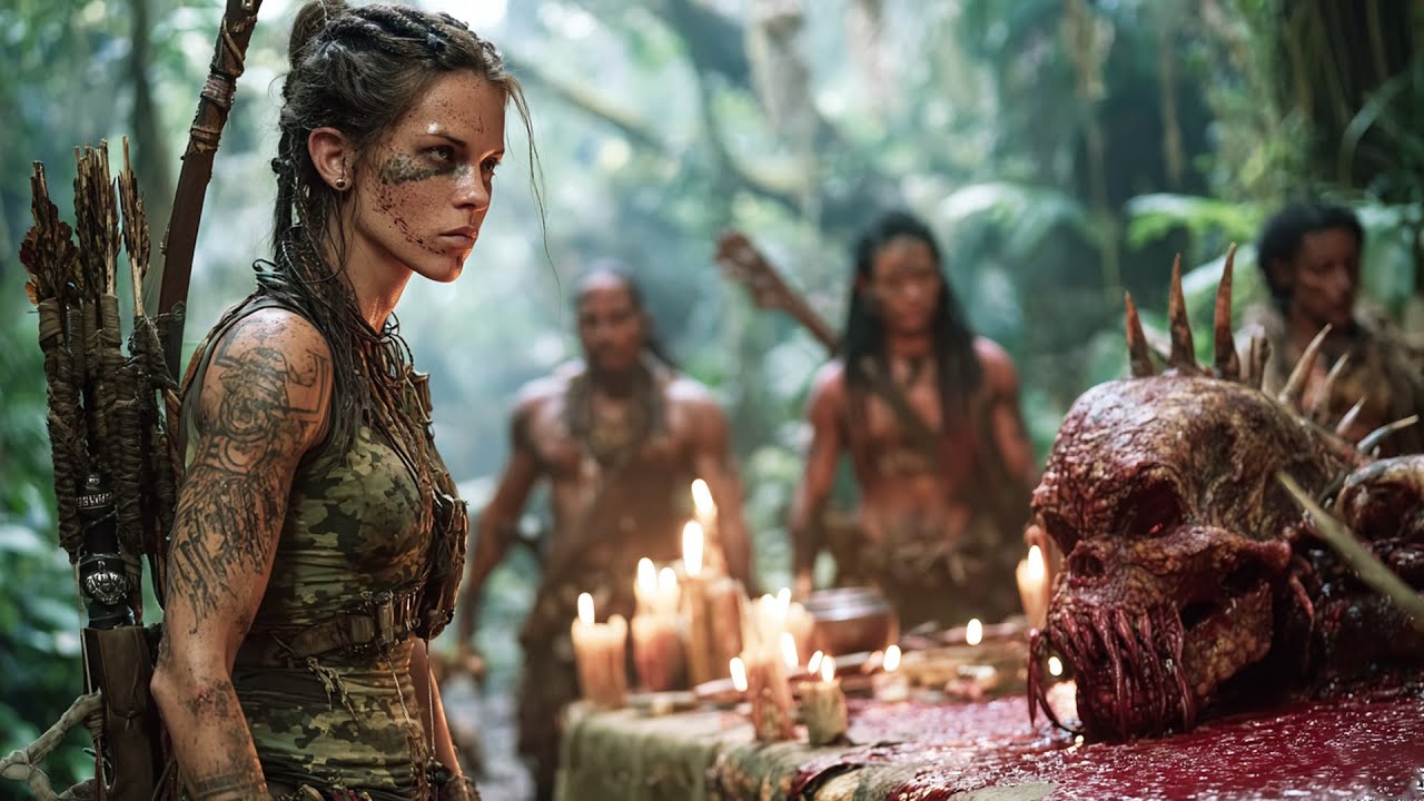 2025 Action Movie:Female Warrior and Savages Unite to Battle Mercenaries