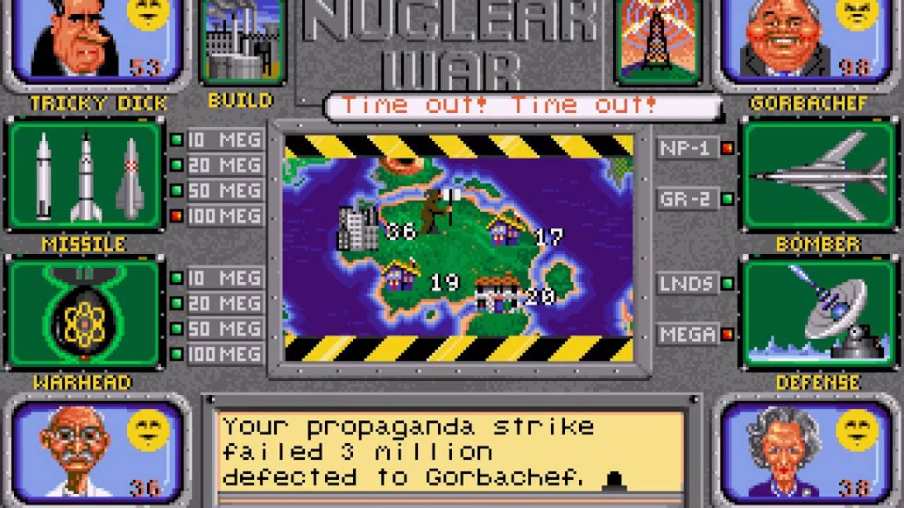 Nuclear War (PC/DOS) 1989, New World Computing
