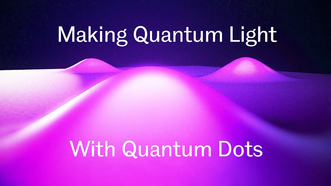 Making Quantum Light with Quantum Dots