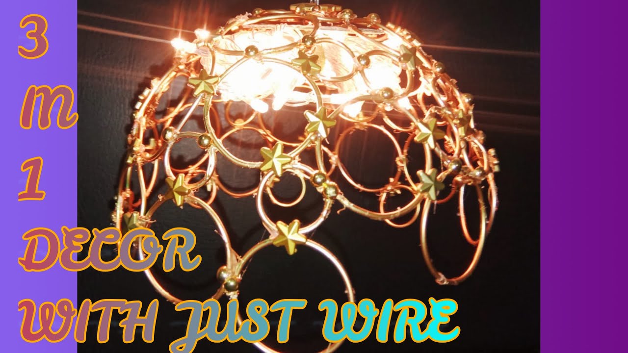 INDEPENDENCE DAY EASY  DECOR IDEAS/DECOR WITH JUST WIRS /3 IN 1 DECOR WITH JUST WIRE