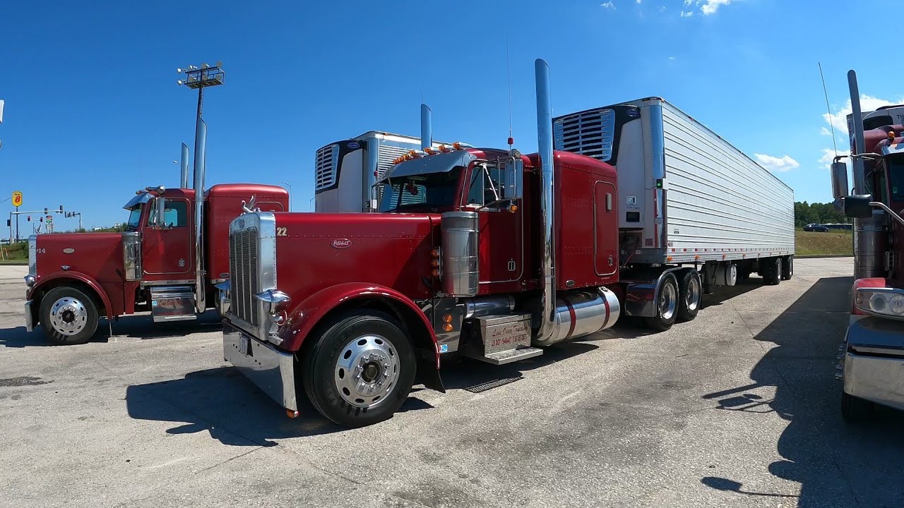 Trucking Through St. Louis | Stopped by DOT, Missouri Hills, Hoods Truck Stop.
