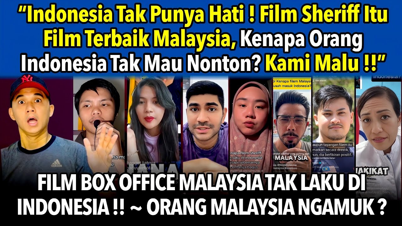 Orang Malaysia NGAMUUK Filmnya Tak Laku Di Indonesia? 🛑 Malah Kena Ulti Orang Indonesia ! #sheriff