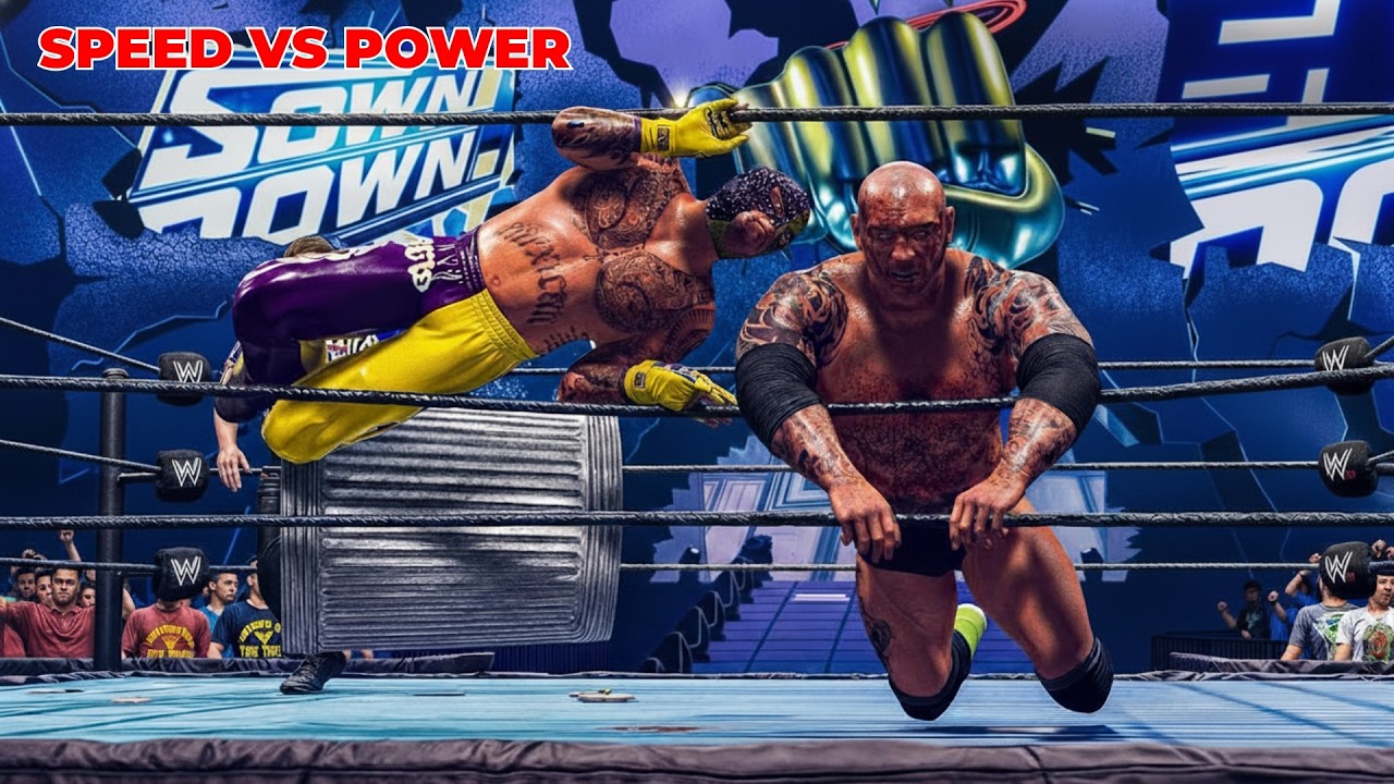 Rey Mysterio vs Batista – Brutal No Holds Barred Match! | WWE 2K25