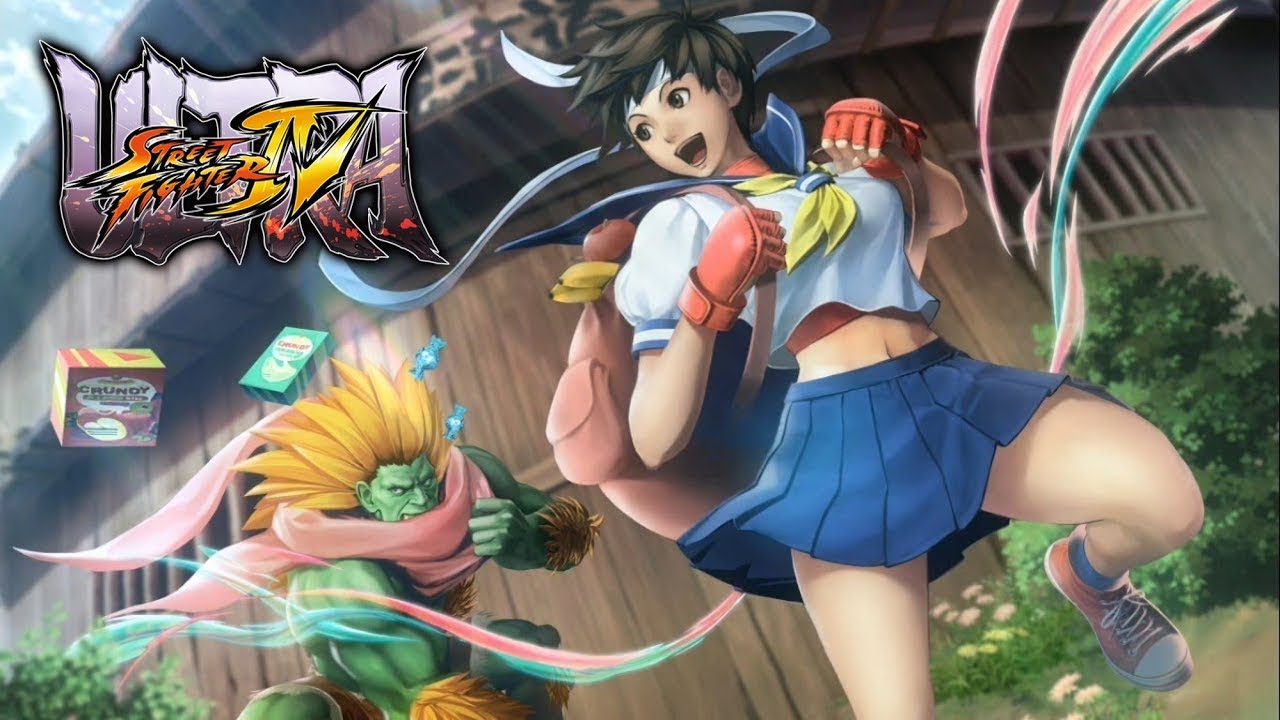 Warming up for Sakura in SFV:AE - A few USF4 Sakura Combos