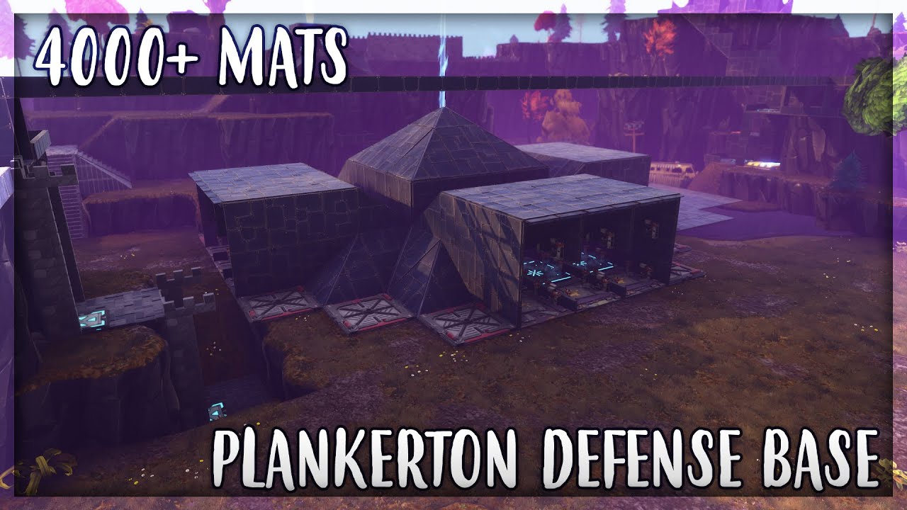 My Best Plankerton Defense Base - Fortnite Save the World
