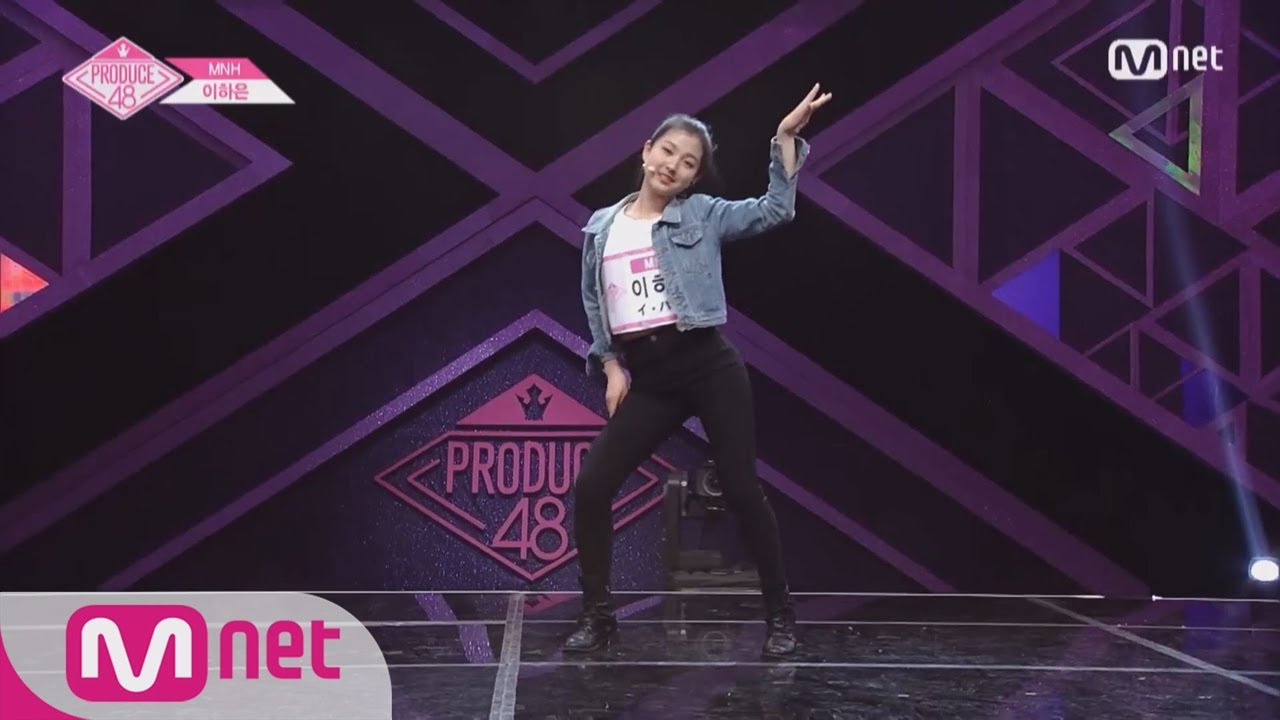 PRODUCE48 [단독/풀버전] MNH_이하은 ♬Burn Break Crash @기획사별 퍼포먼스 180622 EP.2