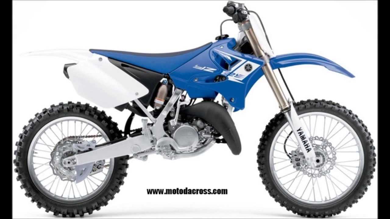 Evolution of Yamaha YZ-125 from 1974 to 2014.