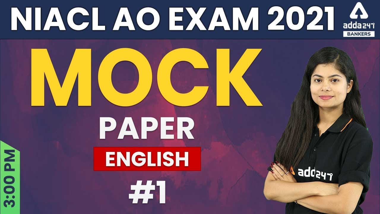 NIACL AO 2021 | English | Mock Paper #1