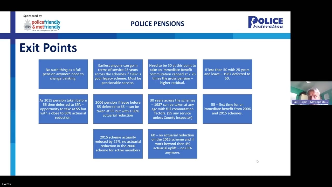 PFEW Webinar - Police Pensions Explained - September 2025