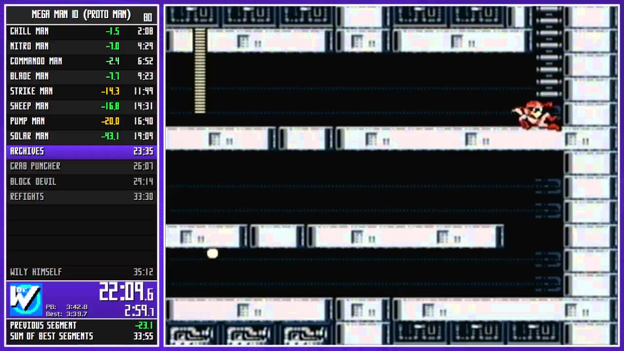 Mega Man 10 | Proto Man SPEEDRUN | 34:20