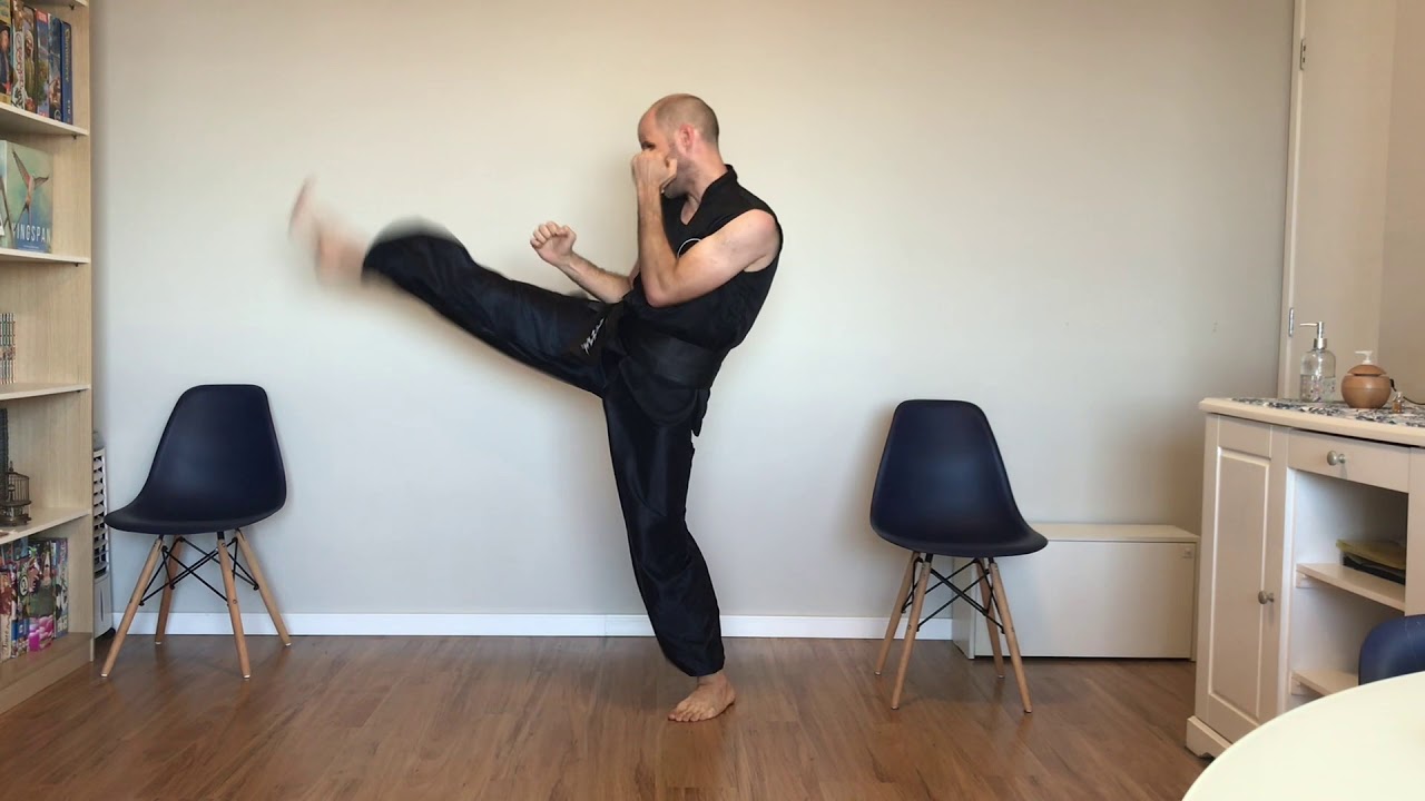Kung Fu em Casa - Chutes e cadeira
