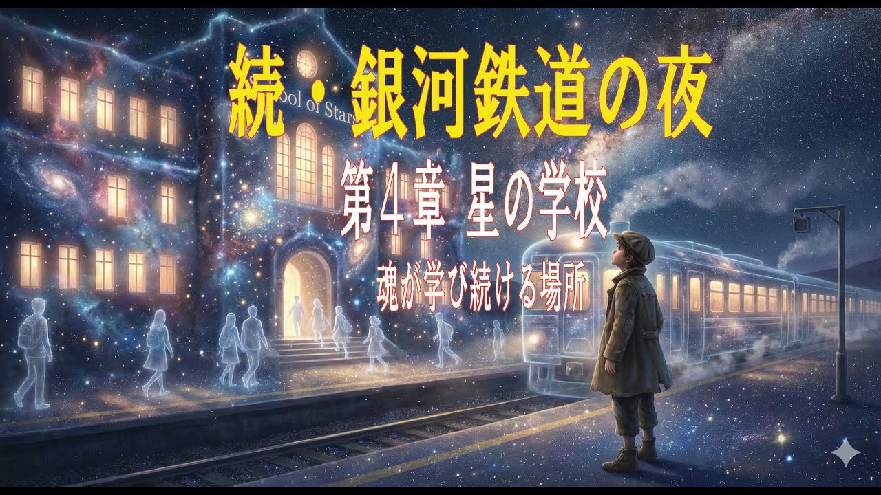 ★続・銀河鉄道の夜　第4章　星の学校 (魂が学び続ける場所)★オリジナル続編