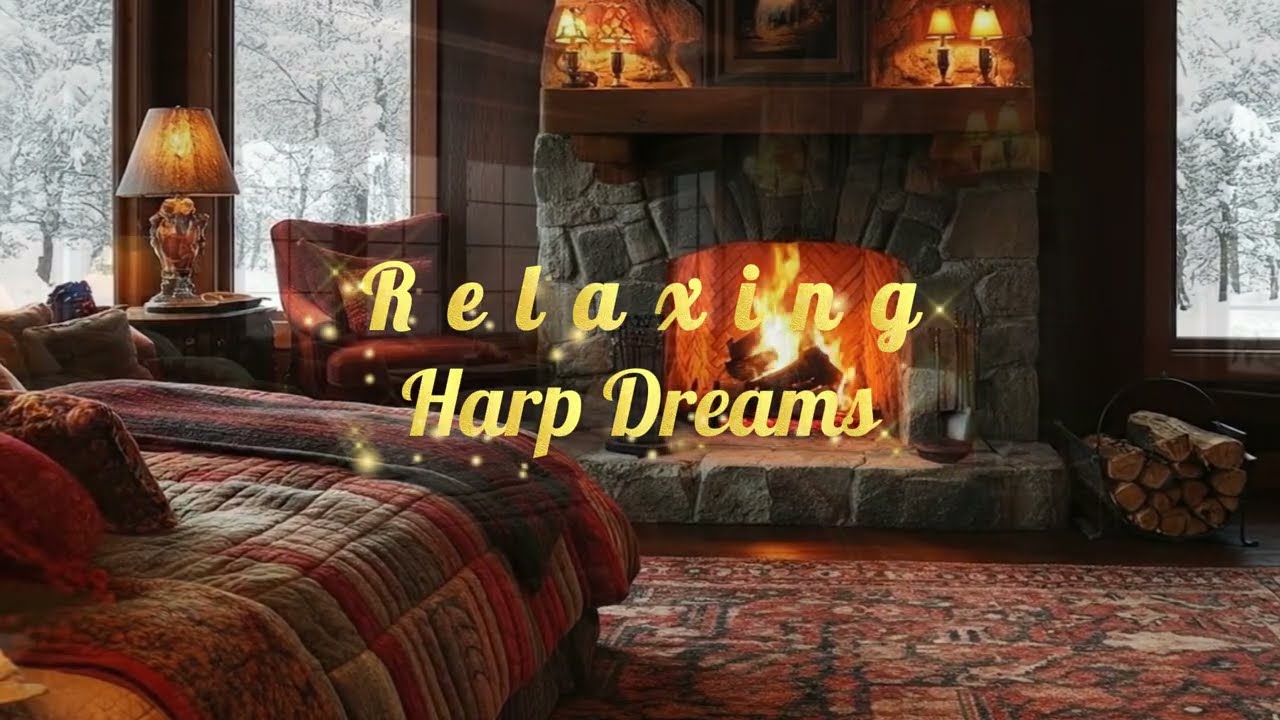 🎶Enjoy  Relaxing Harp For Sleep, Peaceful Sleep & Stress Relief