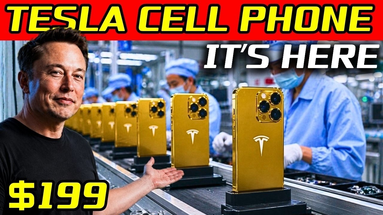 НОВЫЙ мобильный телефон Tesla (Pi Phone): Starlink Direct-to-Cell, 33-двигательный Starship и ИИ ...