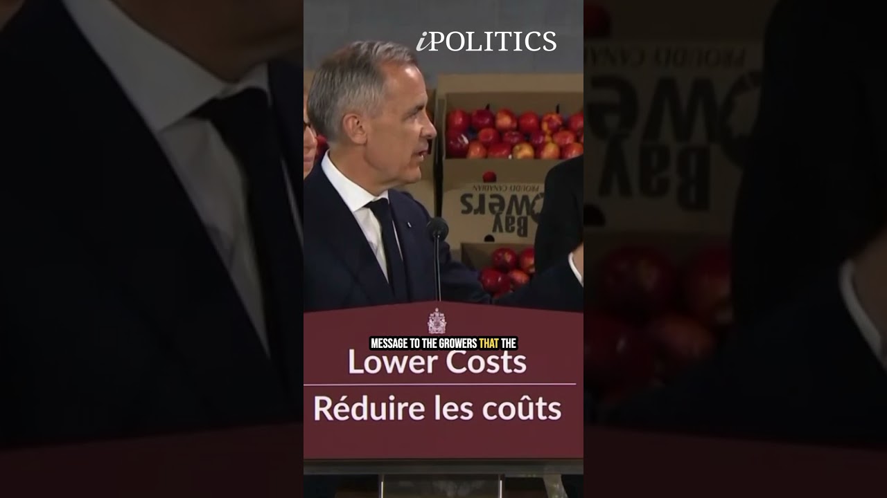 Mark Carney Takes Questions on Canada's New National Food Strategy