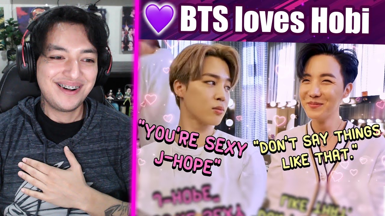 bts fighting for hobi's love reaction