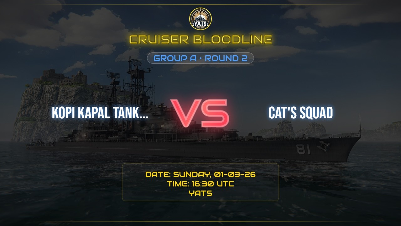 CRUISER BLOODLINE || R2 || GROUP A || MATCH 1 || KOPI KAPAL TANKER VS CAT'S SQUAD