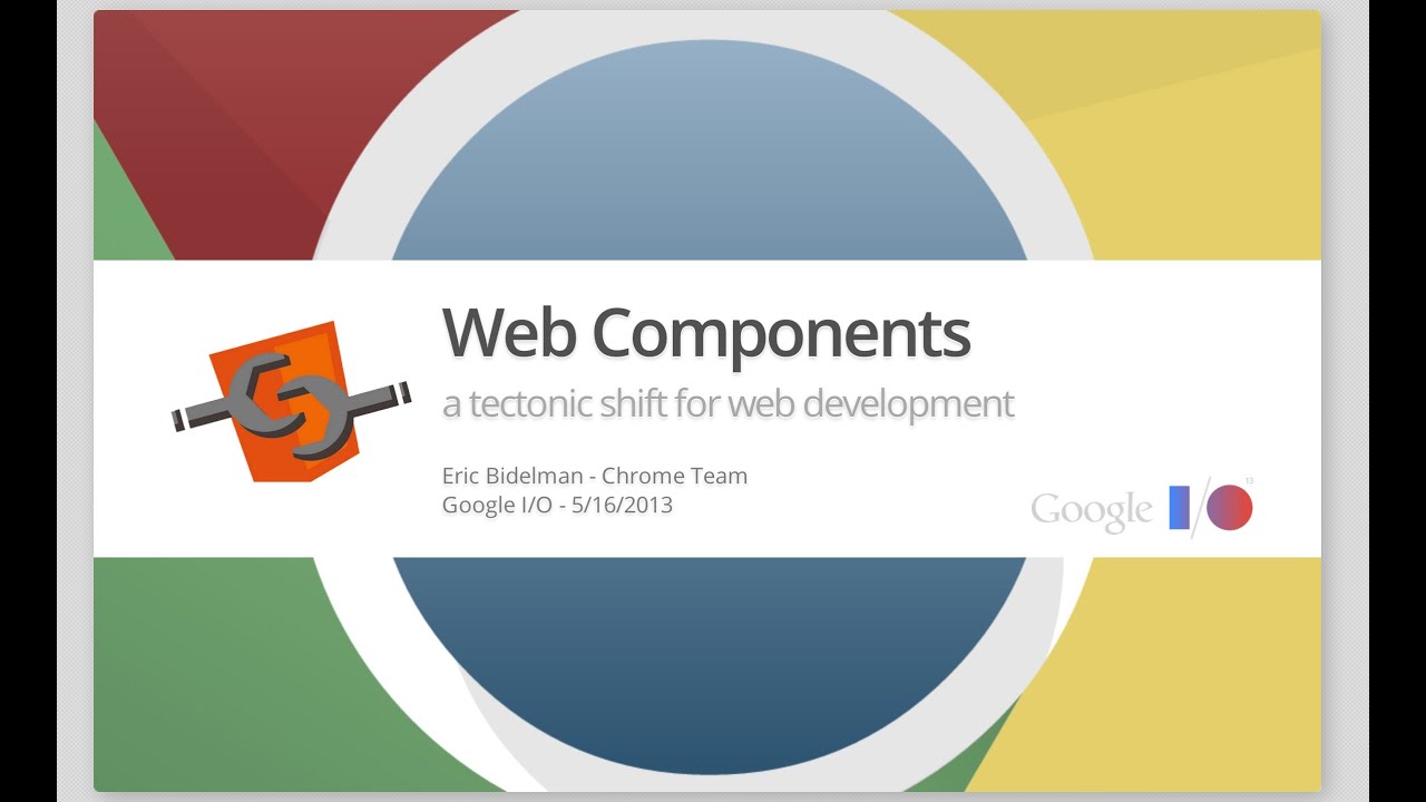 Web Components: A Tectonic Shift for Web Development - Google I/O 2013