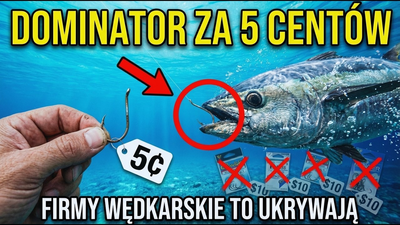 Ten zapomniany haczyk z lat 70. bije na głowę nowoczesny sprzęt. Przestań przepłacać nad wodą.
