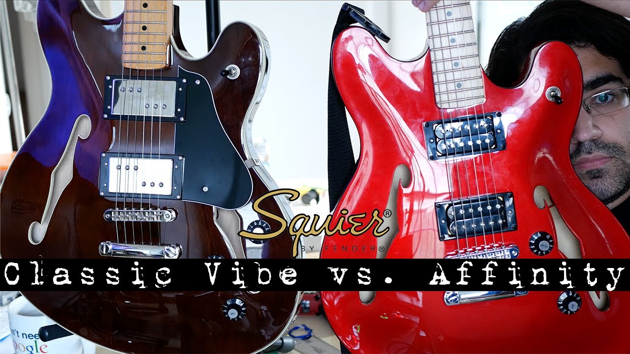 Squier Classic Vibe Starcaster vs. Affinity Starcaster