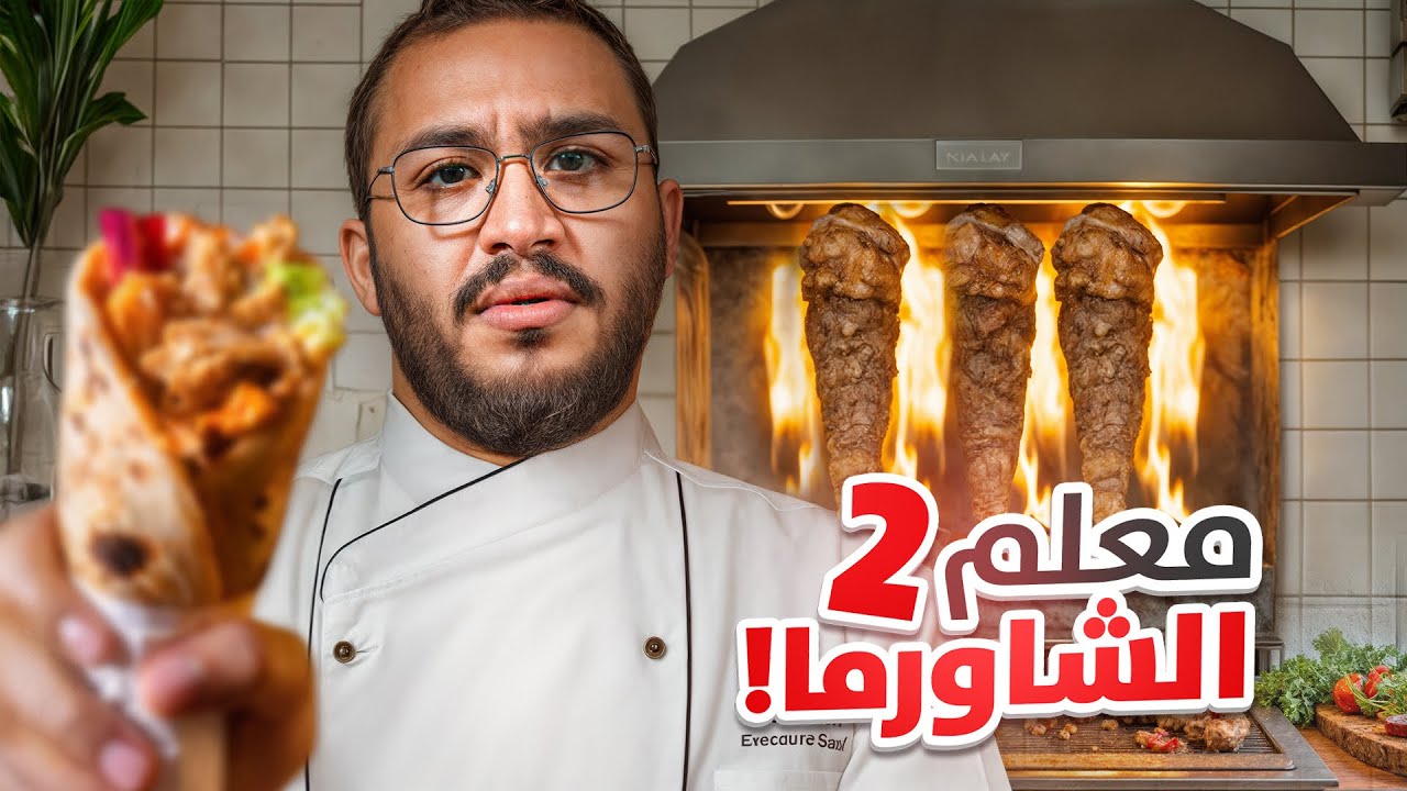 معلم شاورما 👨‍🍳🌯|| كثرو الزباين !!🤯🔥