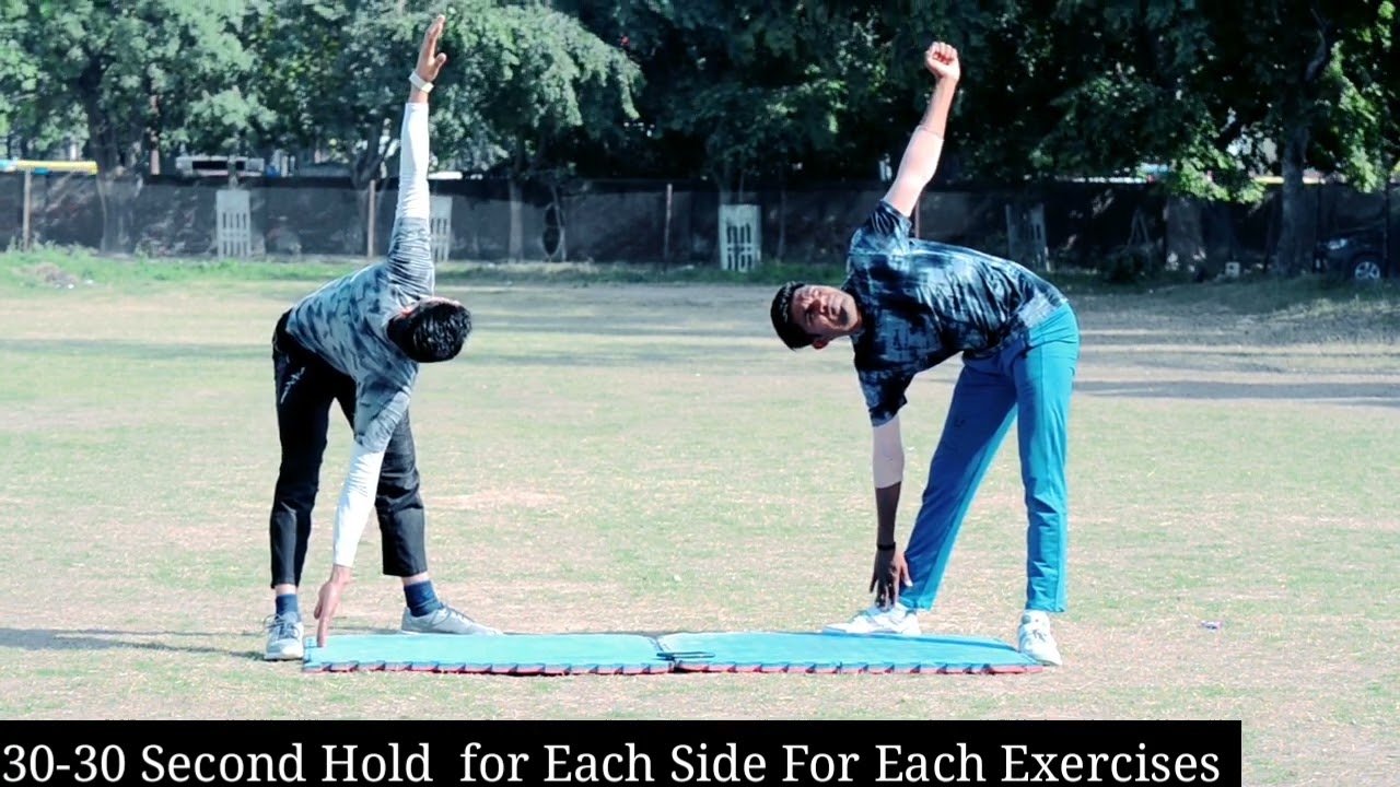 Cool Down Exercises For Fast Bowler After Workout,Net Session And Match