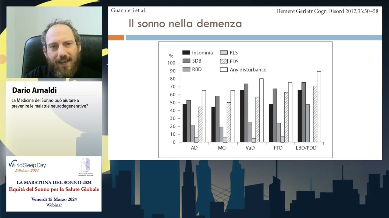 La Medicina del Sonno può aiutare a prevenire le malattie neurodegenerative? - Dario Arnaldi