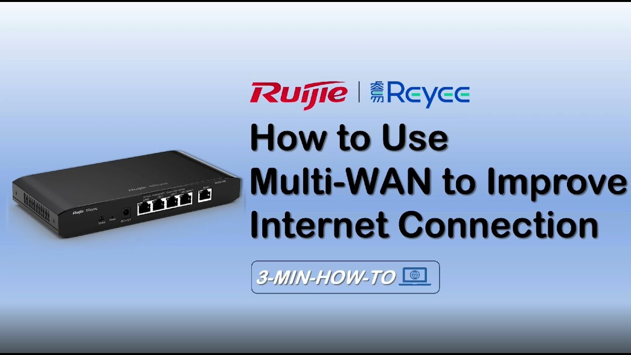 Reyee - How to configure EG WAN load balancing