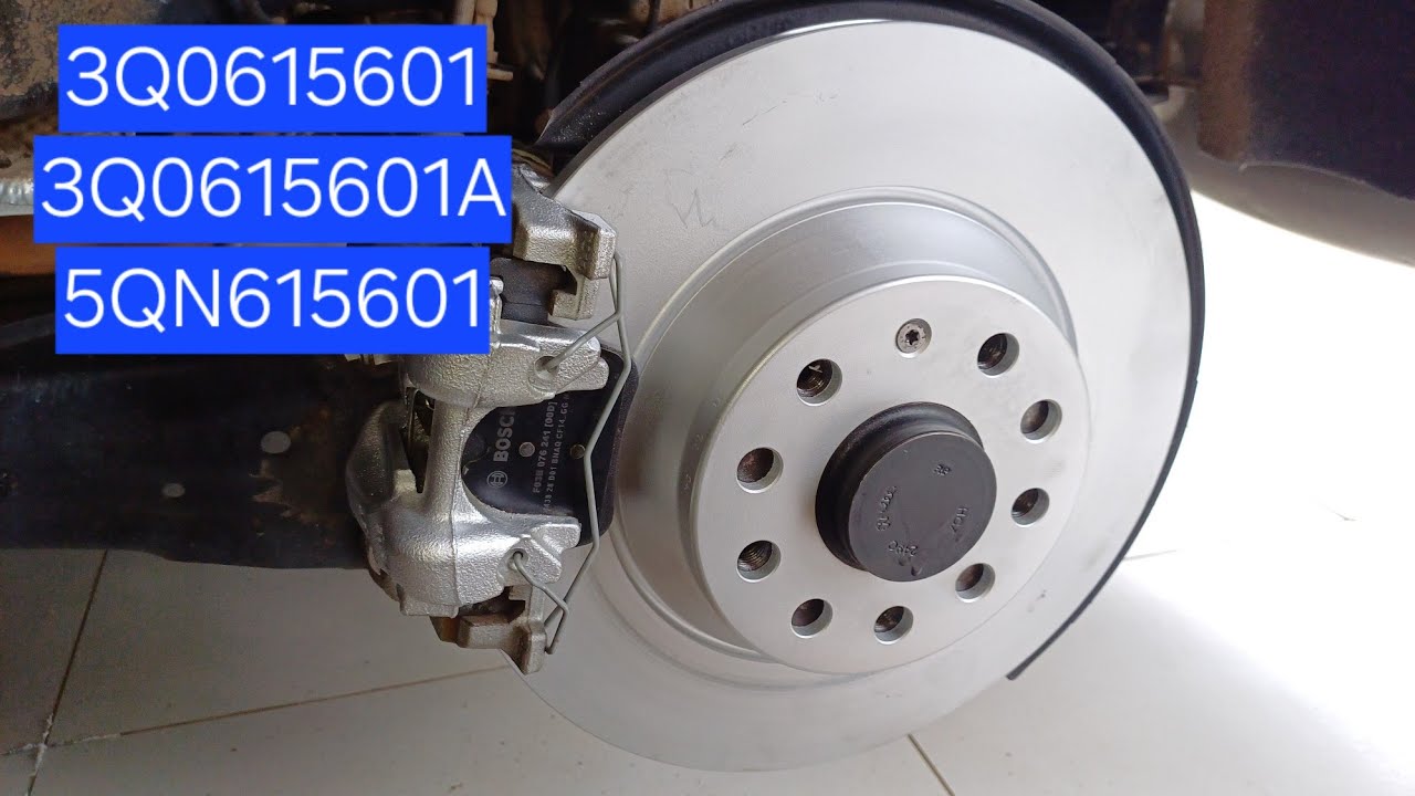 Troca do Disco de Freio Traseiro Passat B8/Golf MK7/Tiguan